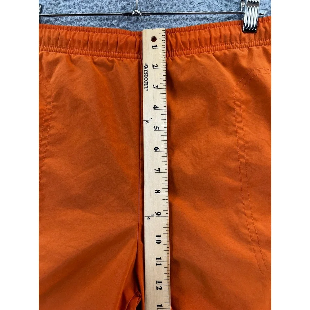 Vintage 90s Nike Shorts Mens Large Orange Blue Spell Out Swim‎ Trunks Gym